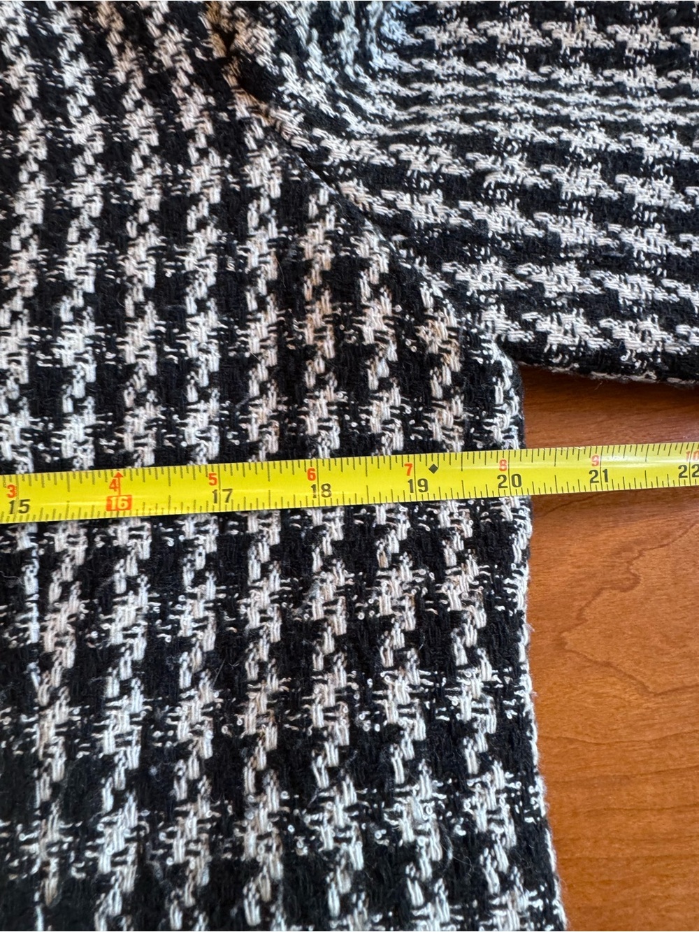 Requirements tweed houndstooth blazer Size 14 - Picture 7 of 12